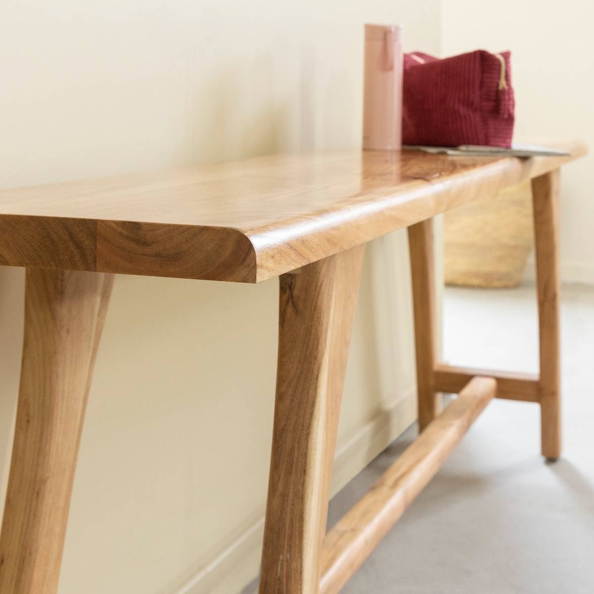 Banc en bois d'acacia Orane