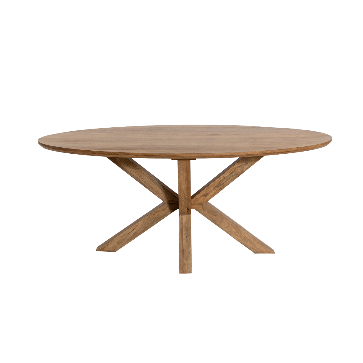 Table à manger ovale en bois de manguier Maloé
