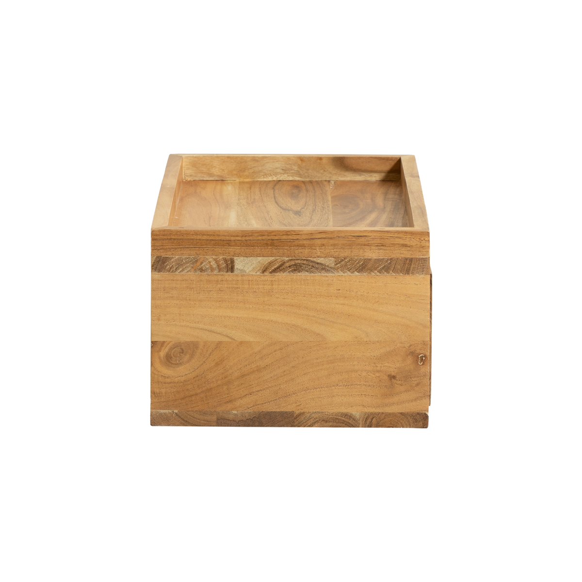Etagère murale carrée en bois d'acacia Orane