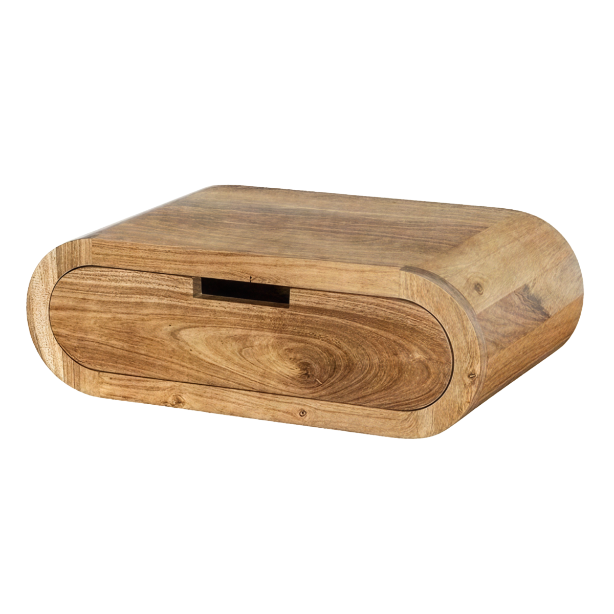 Etagère murale arrondie en bois d'acacia Orane