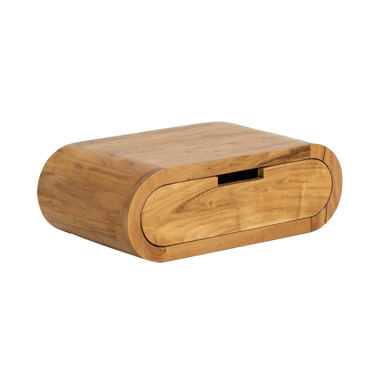 Etagère murale arrondie en bois d'acacia Orane