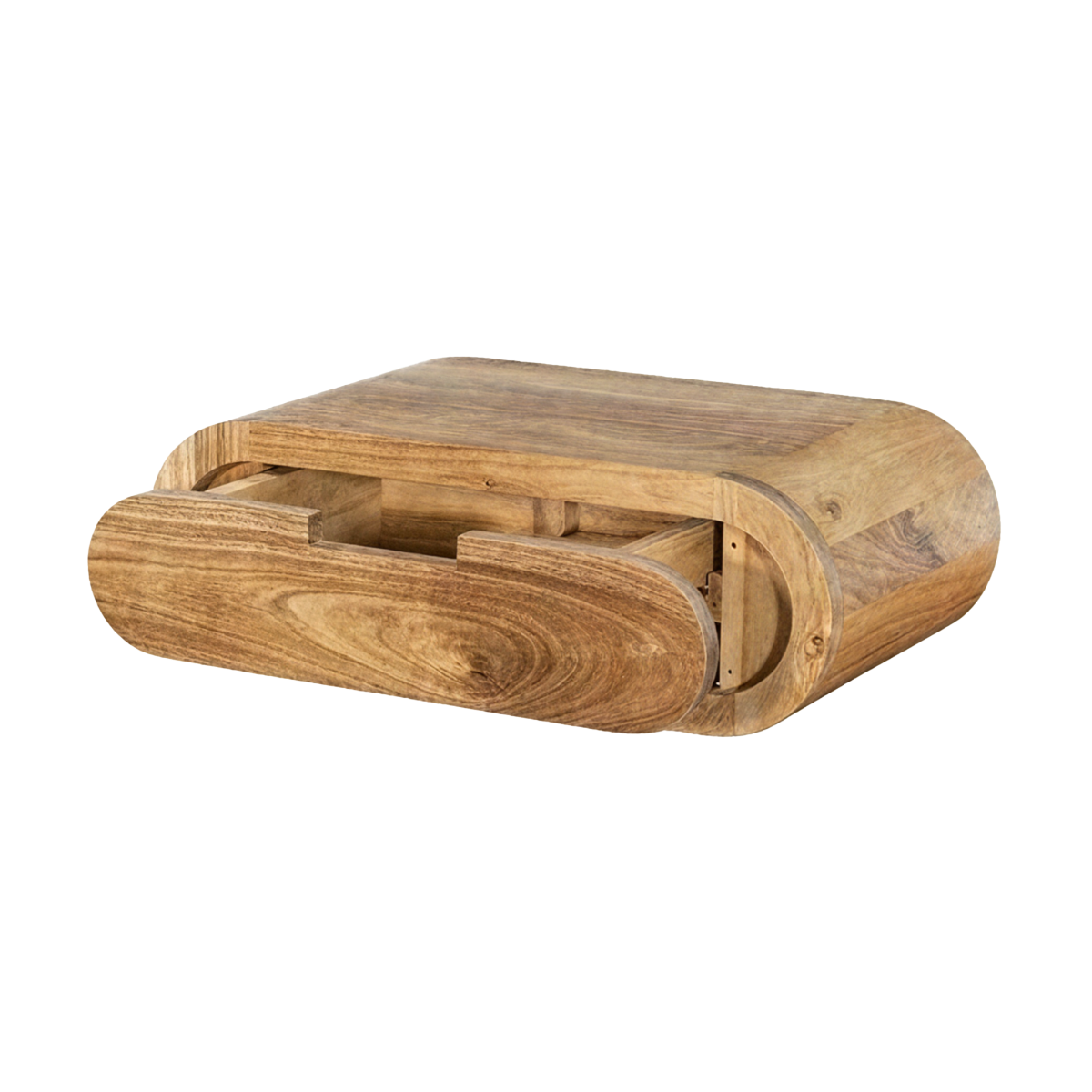 Etagère murale arrondie en bois d'acacia Orane