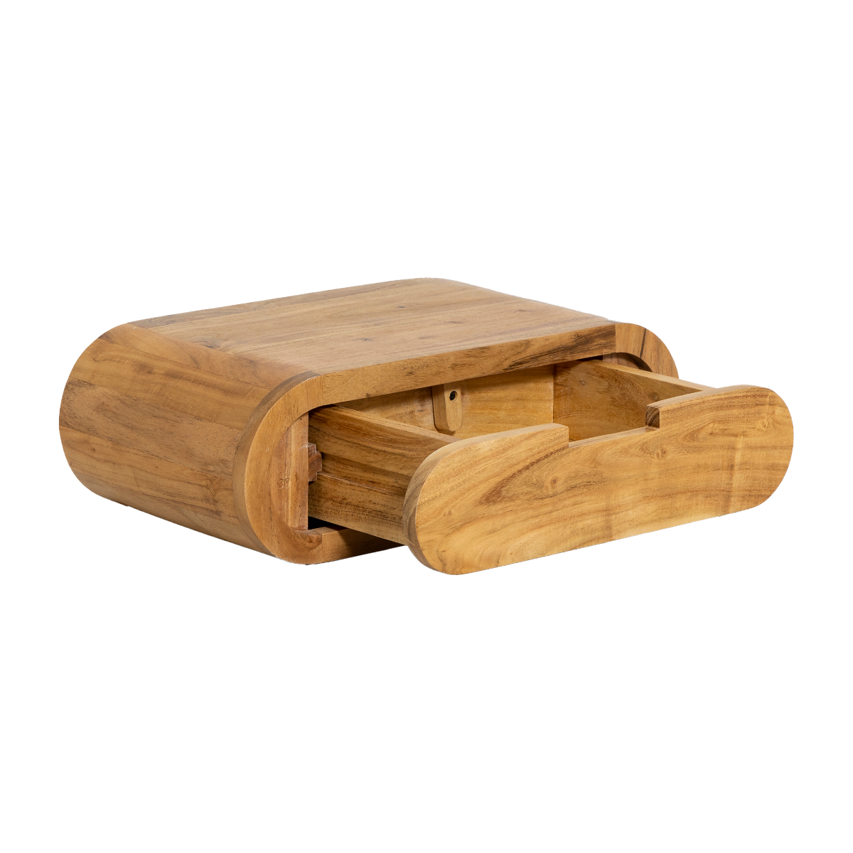 Etagère murale arrondie en bois d'acacia Orane