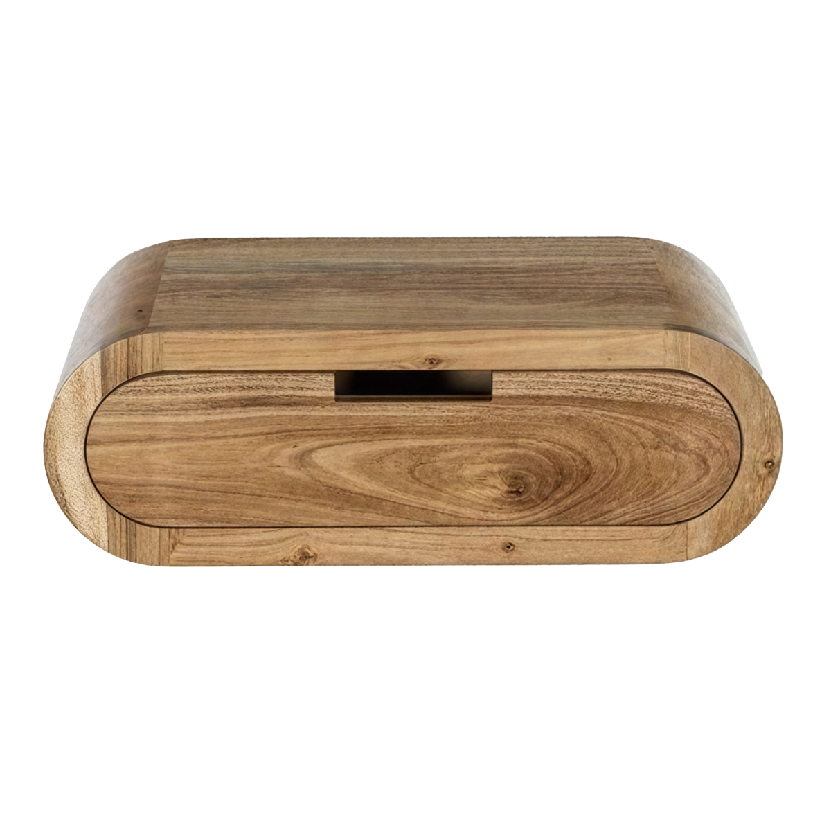 Etagère murale arrondie en bois d'acacia Orane