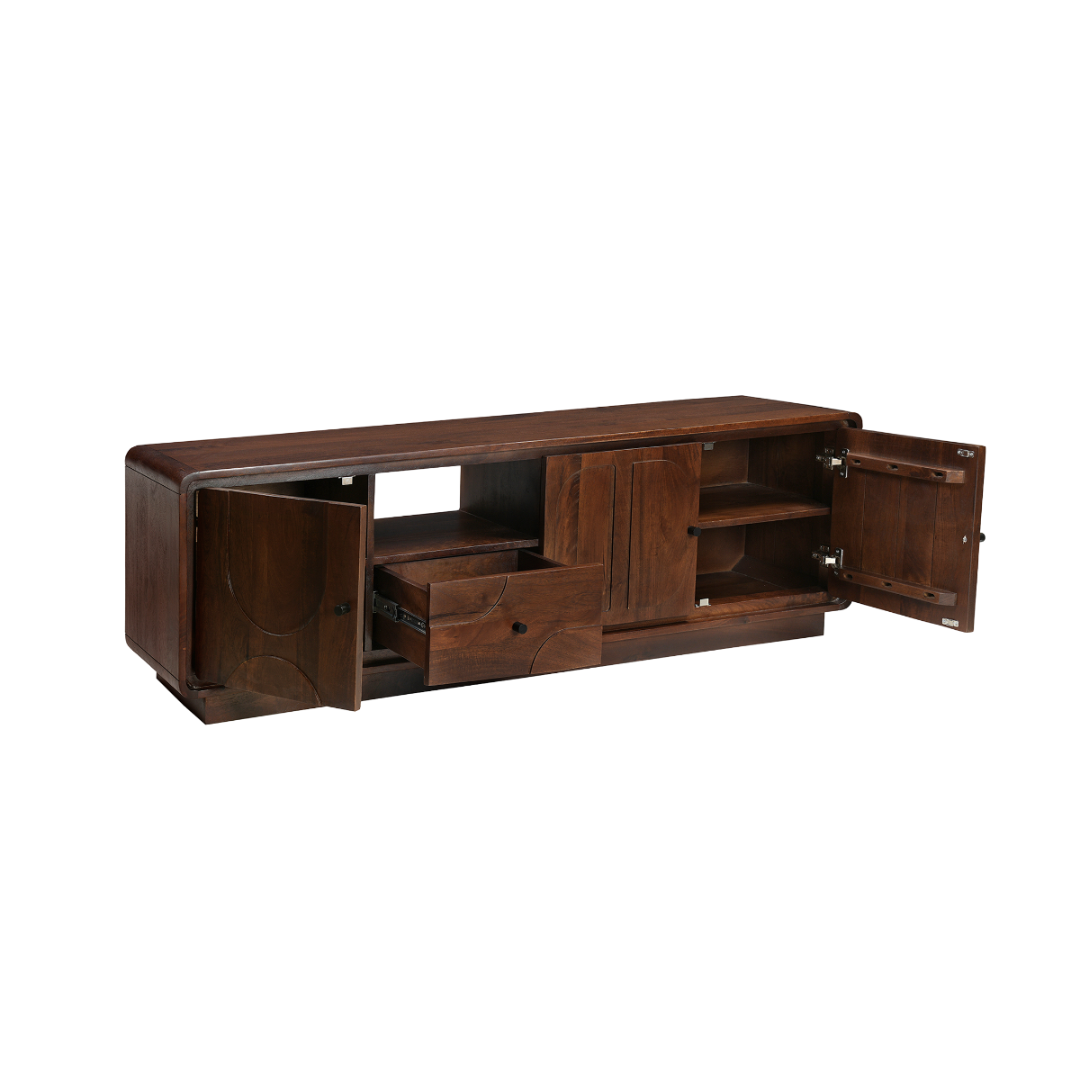 Meuble TV en bois de manguier Melora
