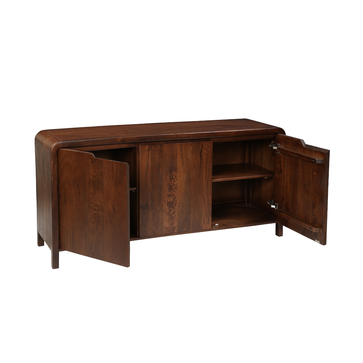 Buffet en bois de manguier foncé Noriel
