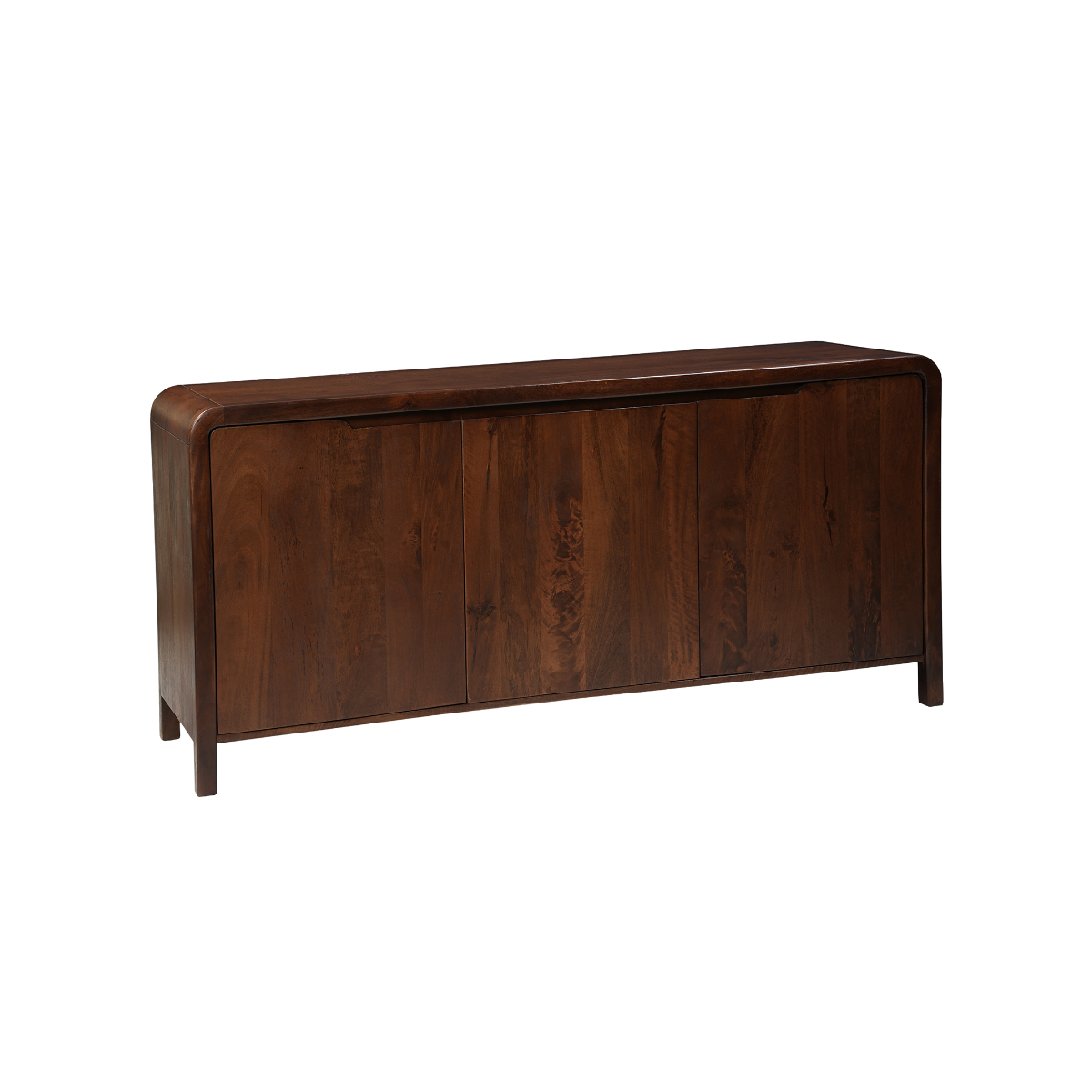 Buffet en bois de manguier foncé Noriel