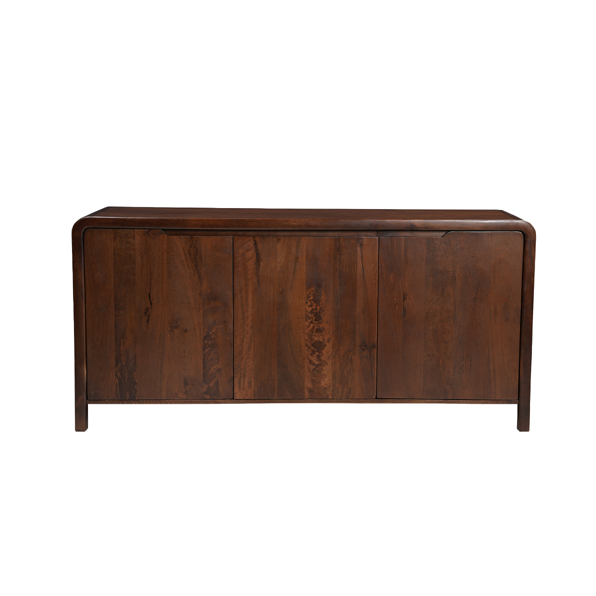 Buffet en bois de manguier foncé Noriel