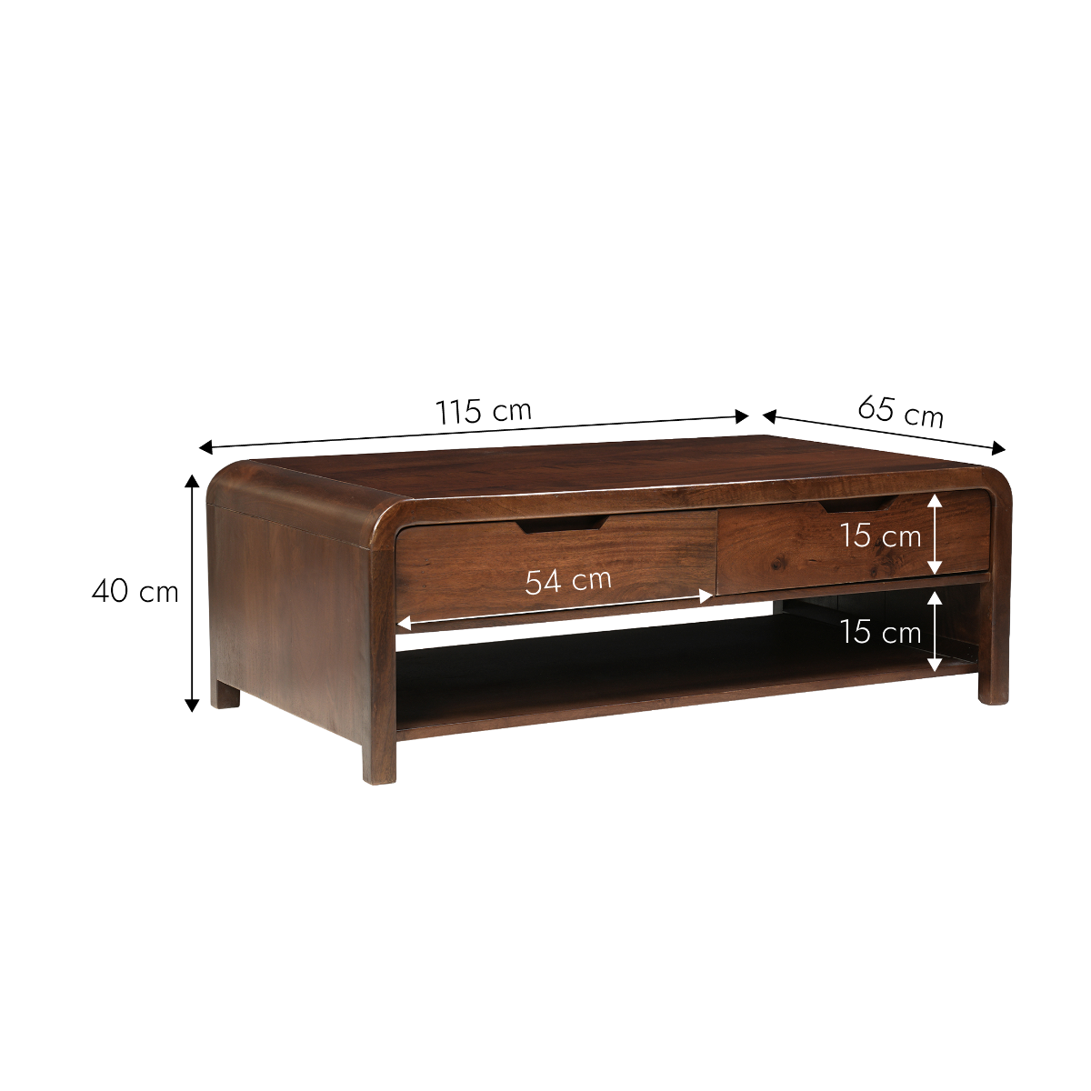 Table basse en bois de manguier Noriel