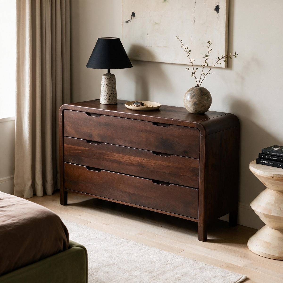 Commode en bois de manguier Noriel