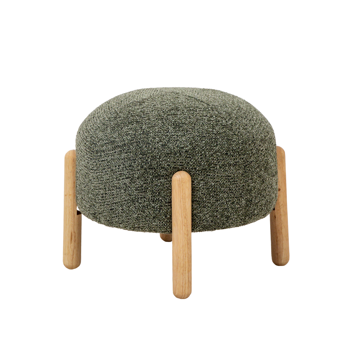 Tabouret en tissu bouclette Nério