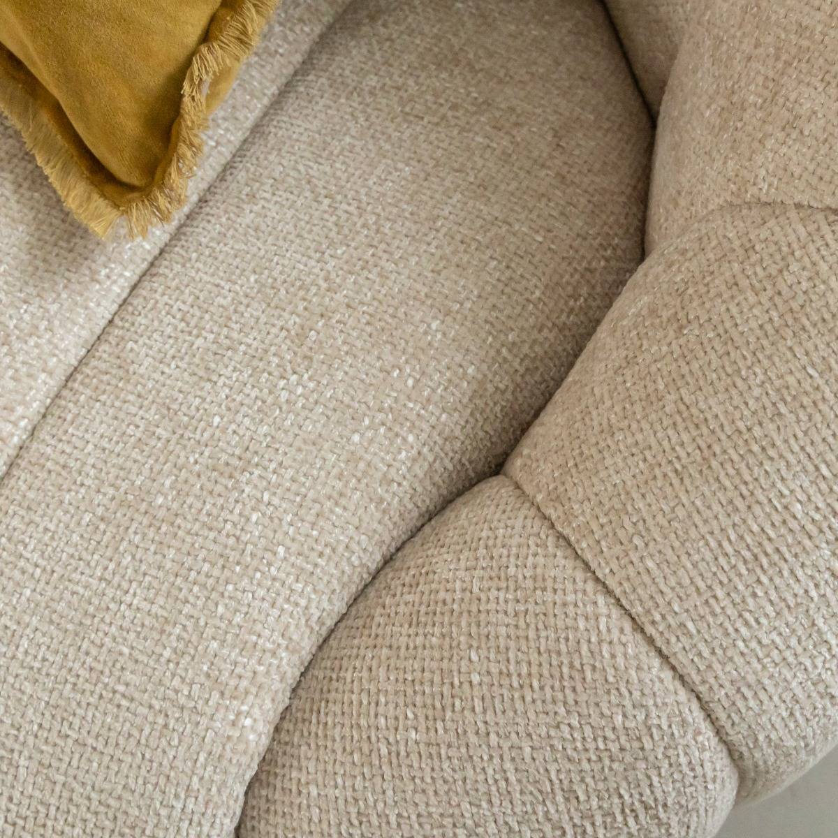 Canapé en tissu écru Axel