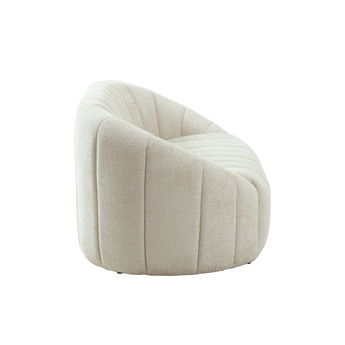 Canapé en tissu écru Axel