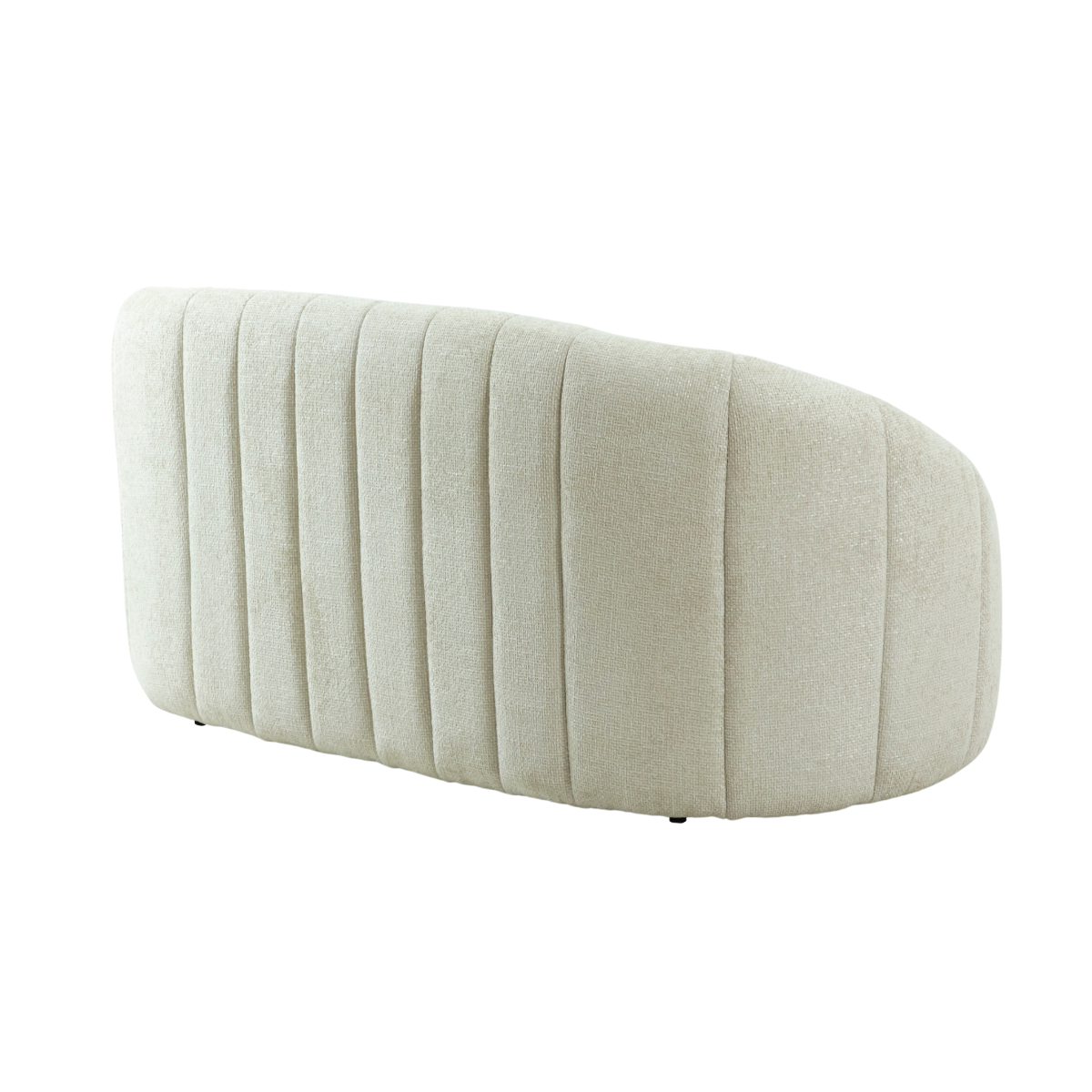 Canapé en tissu écru Théa