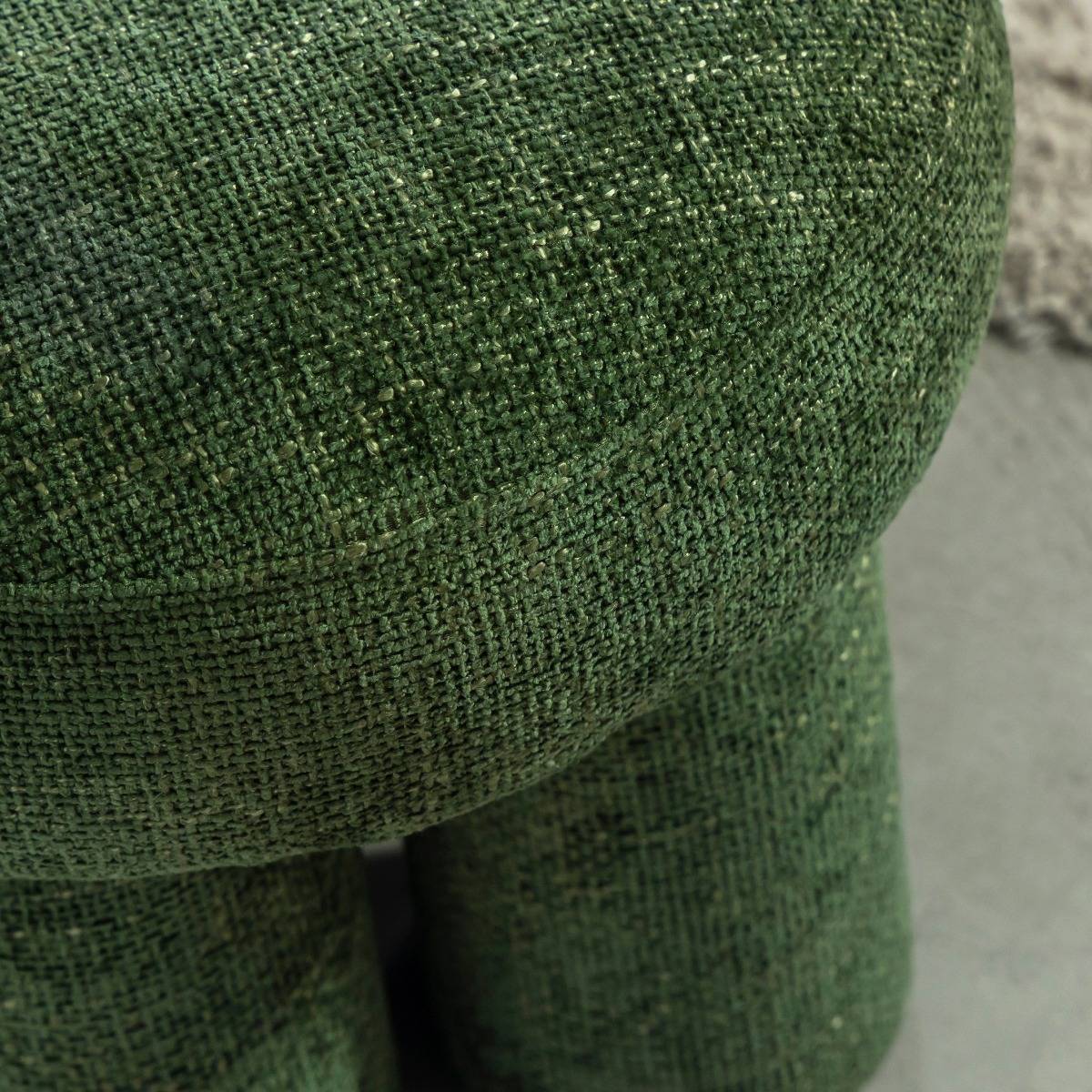 Petit tabouret en tissu Toby