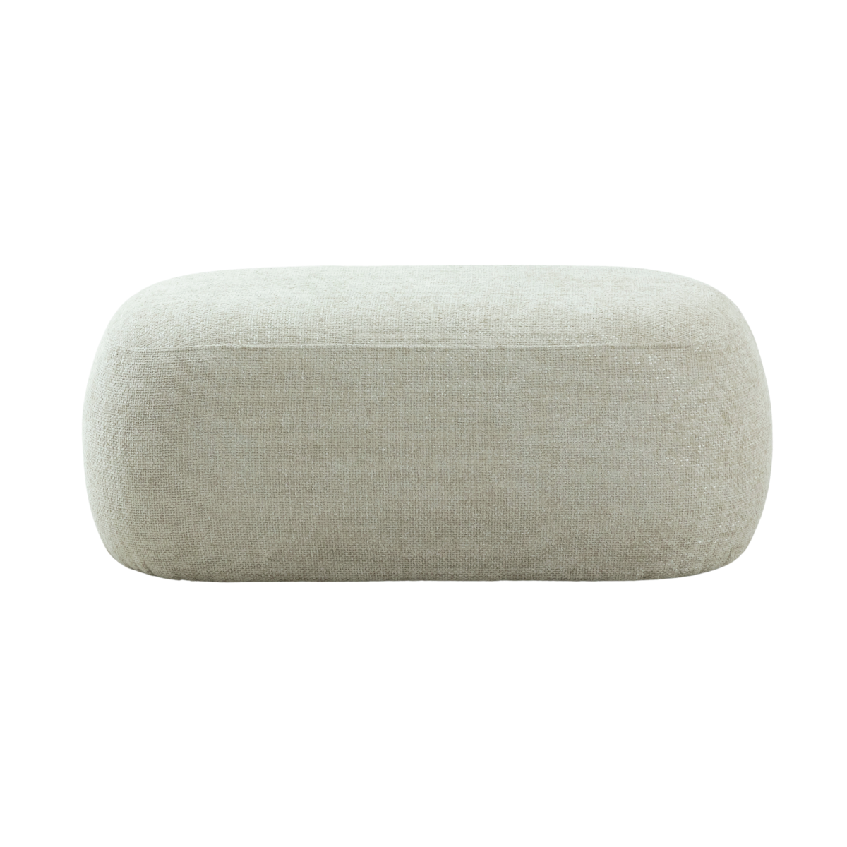 Banc en tissu écru Théa
