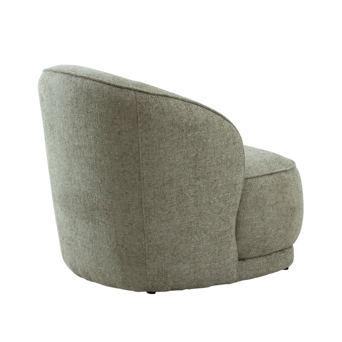 Fauteuil en tissu gris Théa