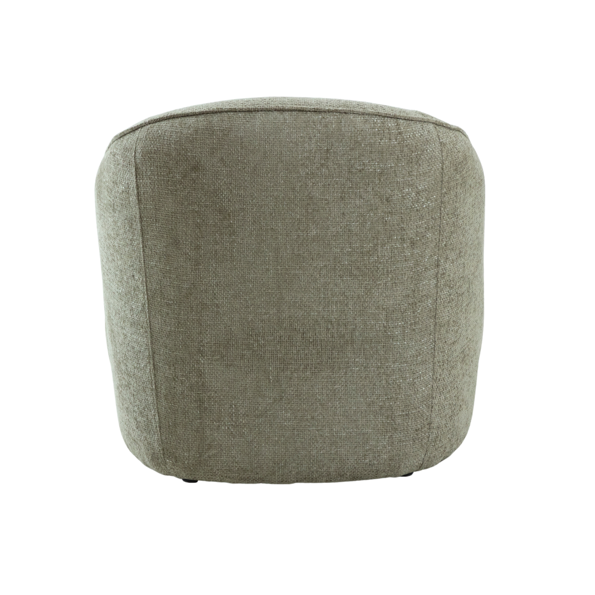 Fauteuil en tissu gris Théa