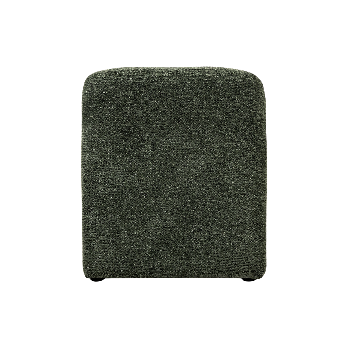 Fauteuil en tissu vert Ludovic