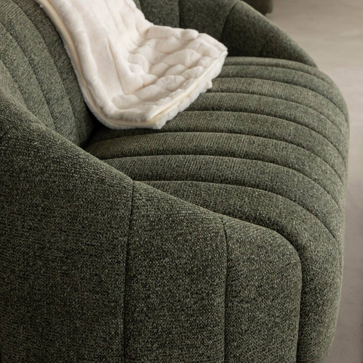 Canapé en tissu vert Axel