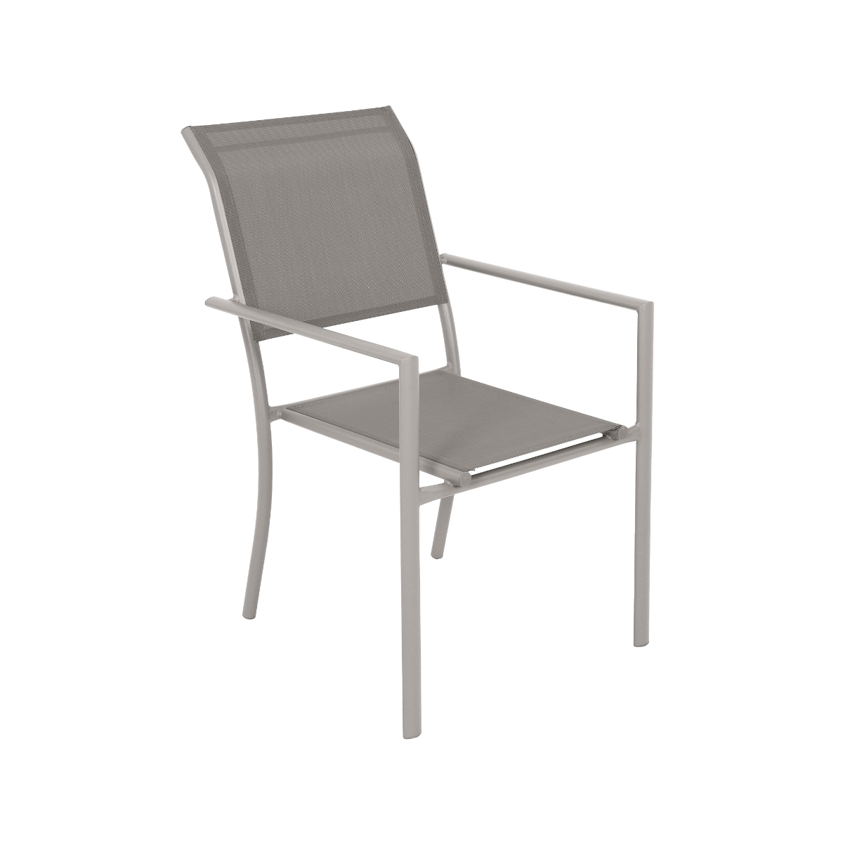 Chaise de jardin taupe Ilona (lot de 2)