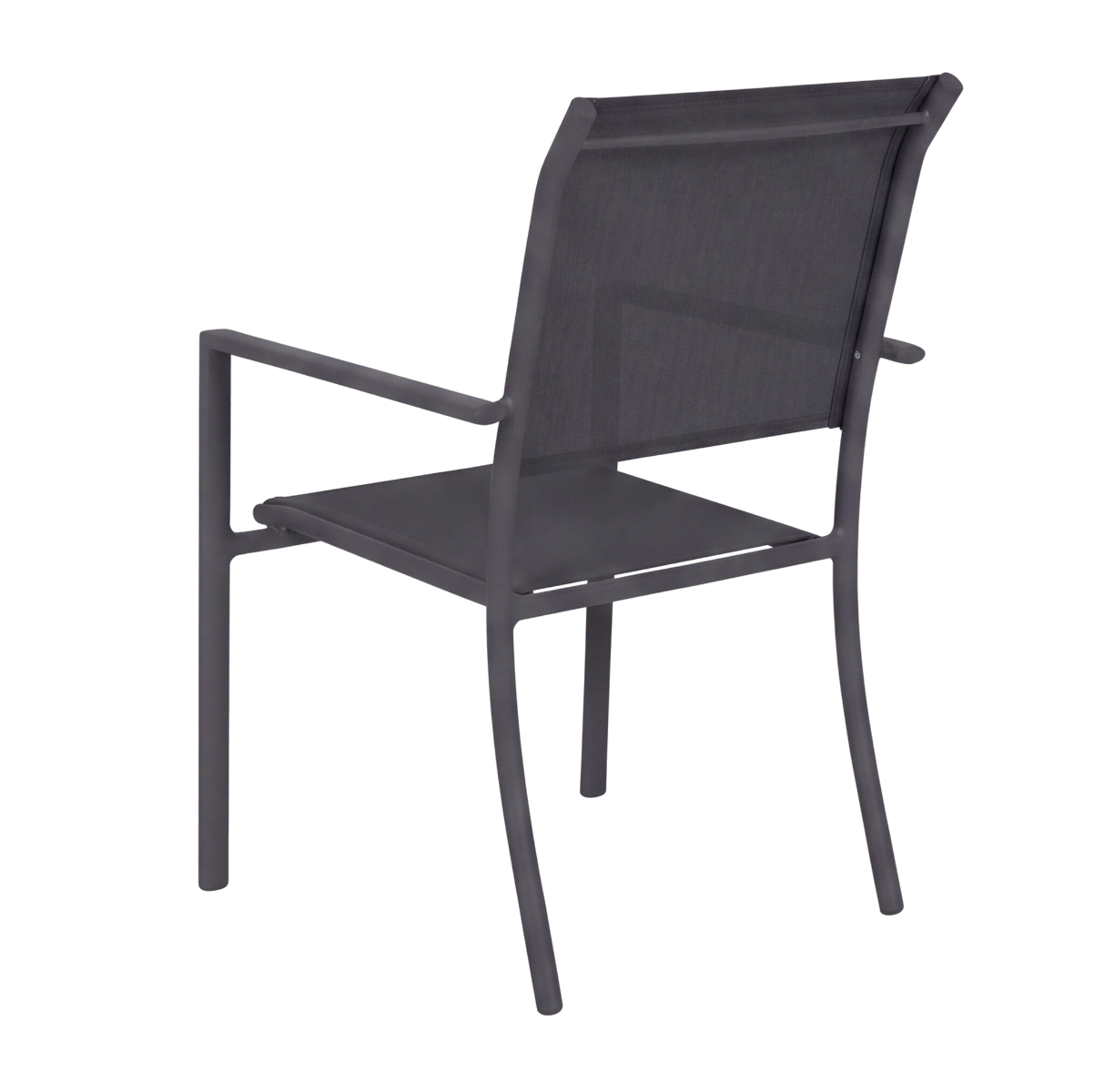 Chaise de jardin grise Ilona (lot de 2)