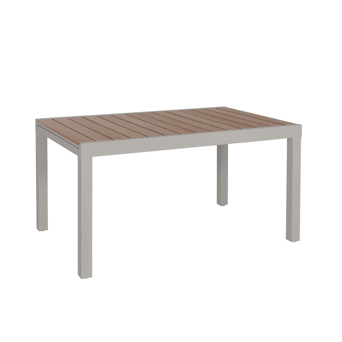 Table de jardin taupe en aluminium Ayden