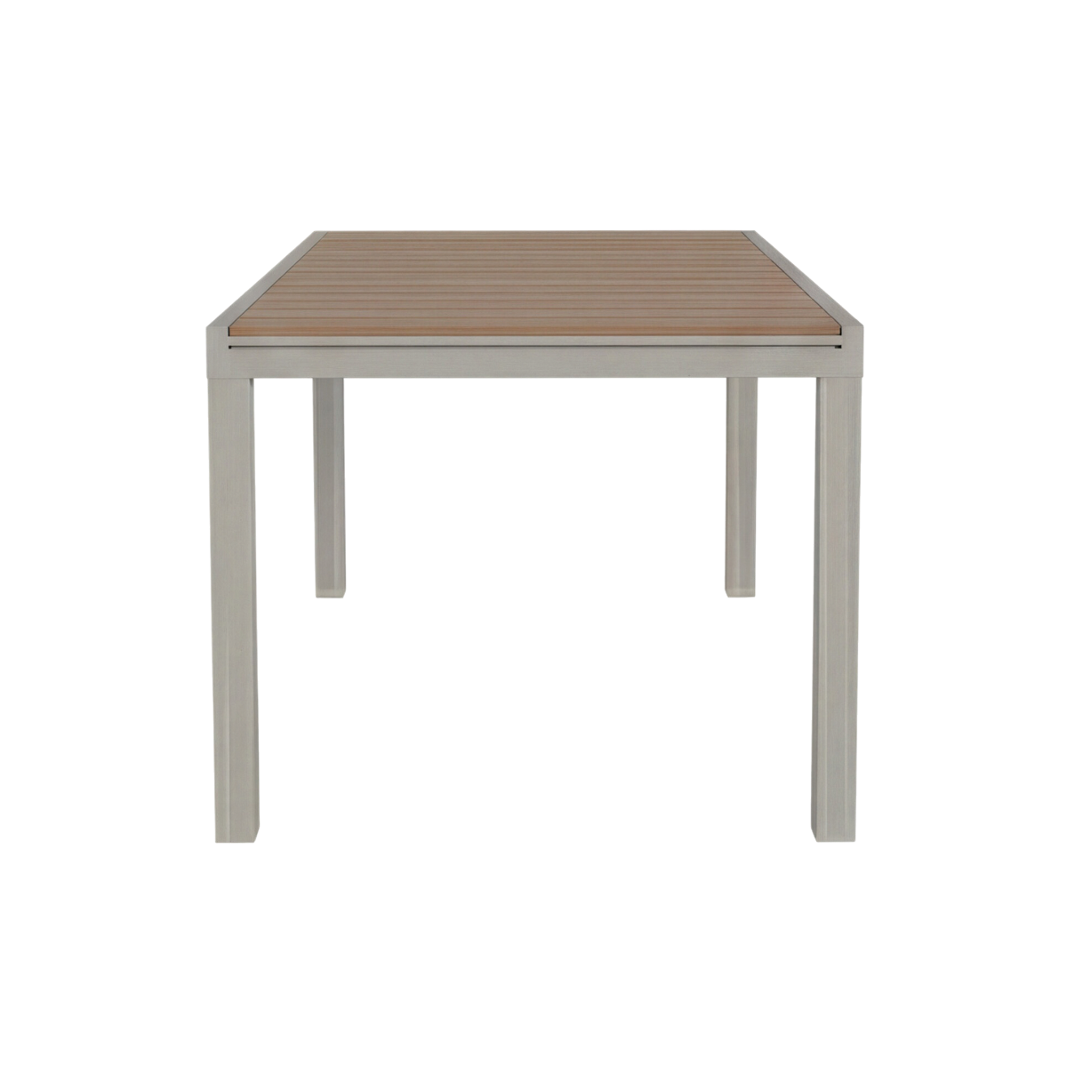 Table de jardin taupe en aluminium Ayden