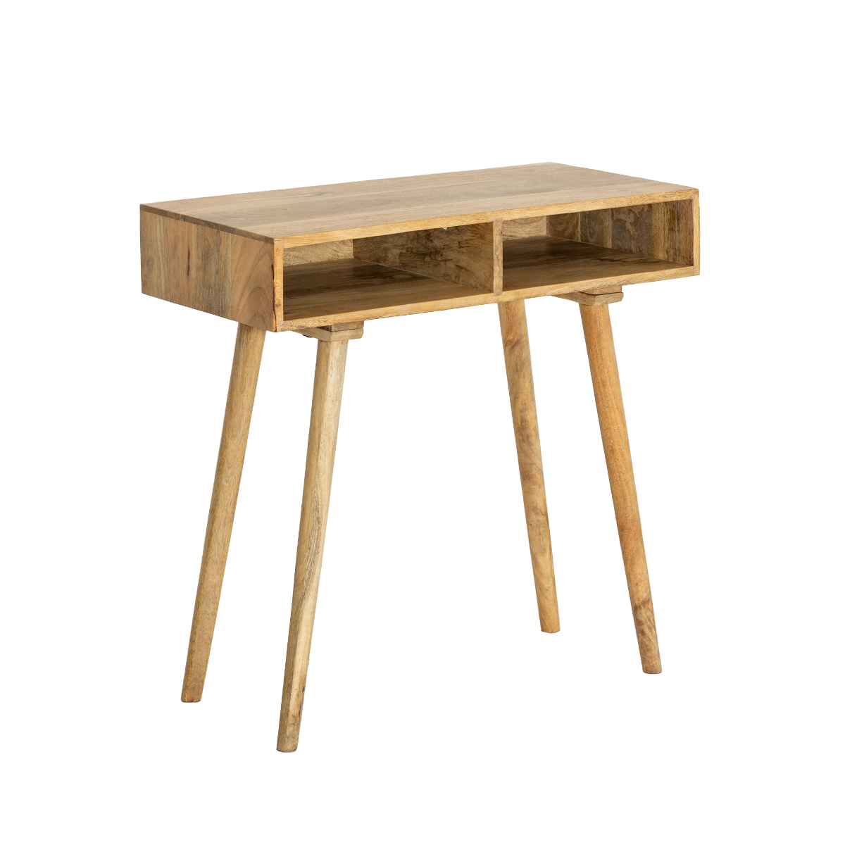 Console avec rangement en bois de manguier Maëva
