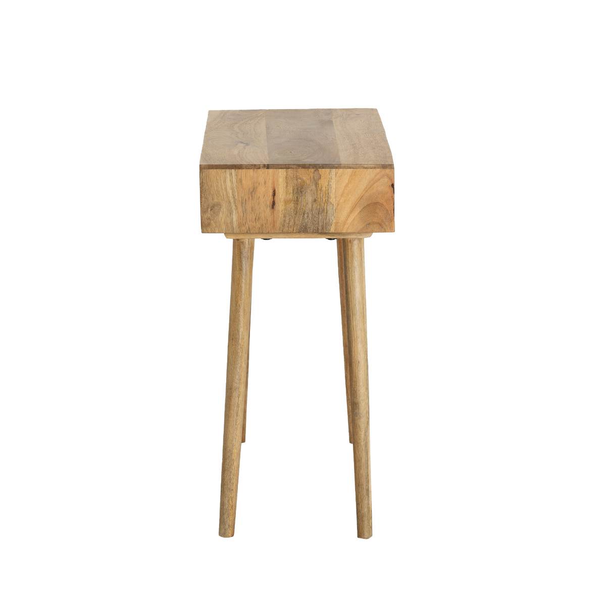 Console avec rangement en bois de manguier Maëva