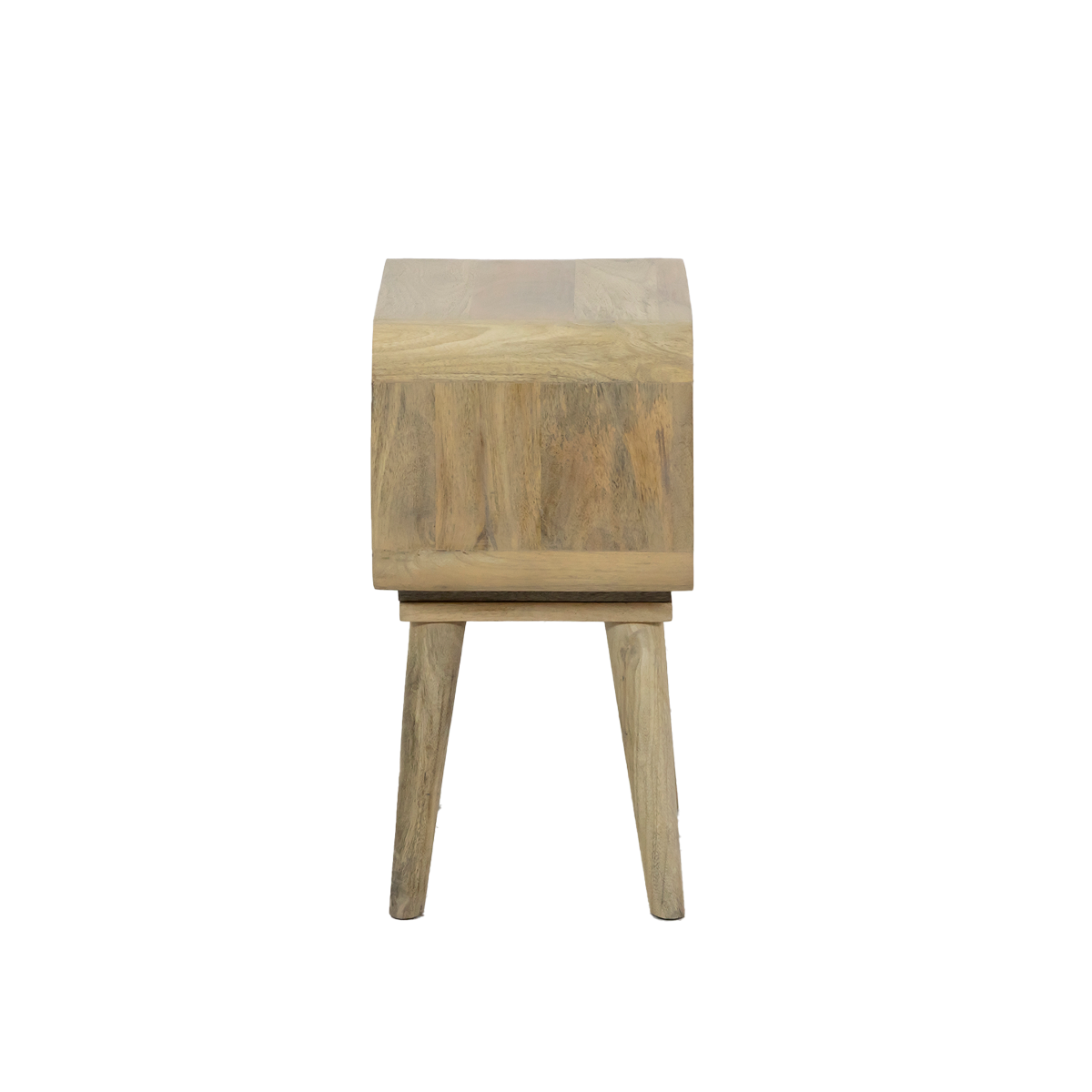 Table de chevet avec niche en bois de manguier Maëva