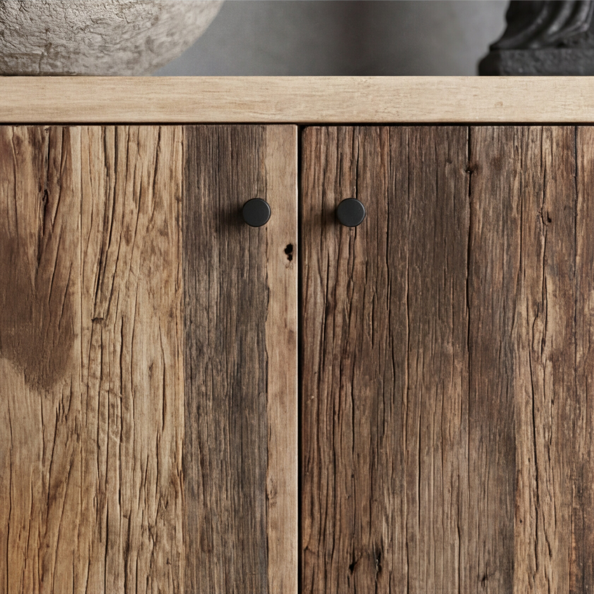 Buffet en bois de manguier et en bois recyclé Barry