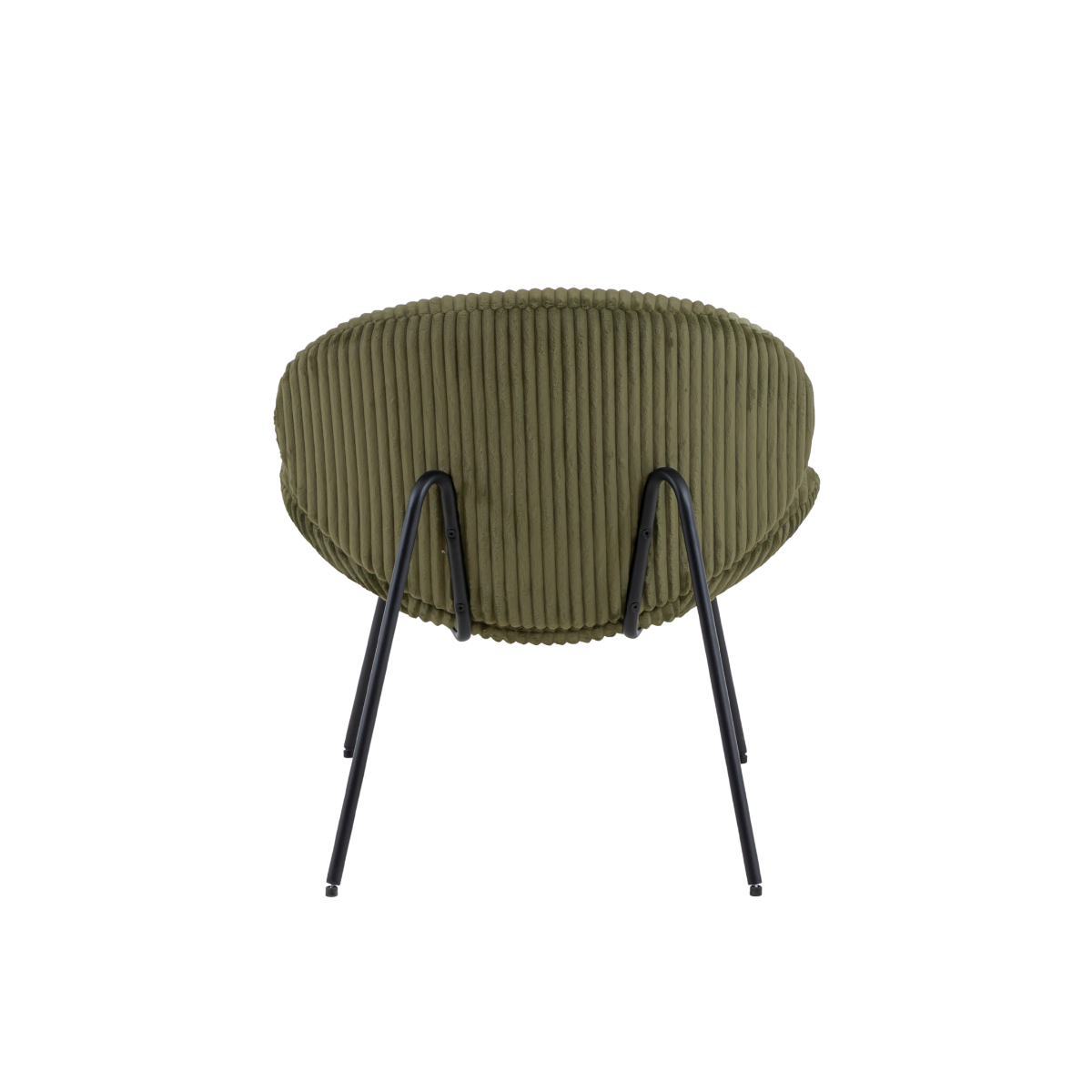 Fauteuil en velours vert Dorian