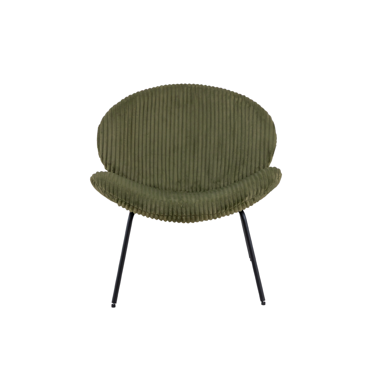 Fauteuil en velours vert Dorian