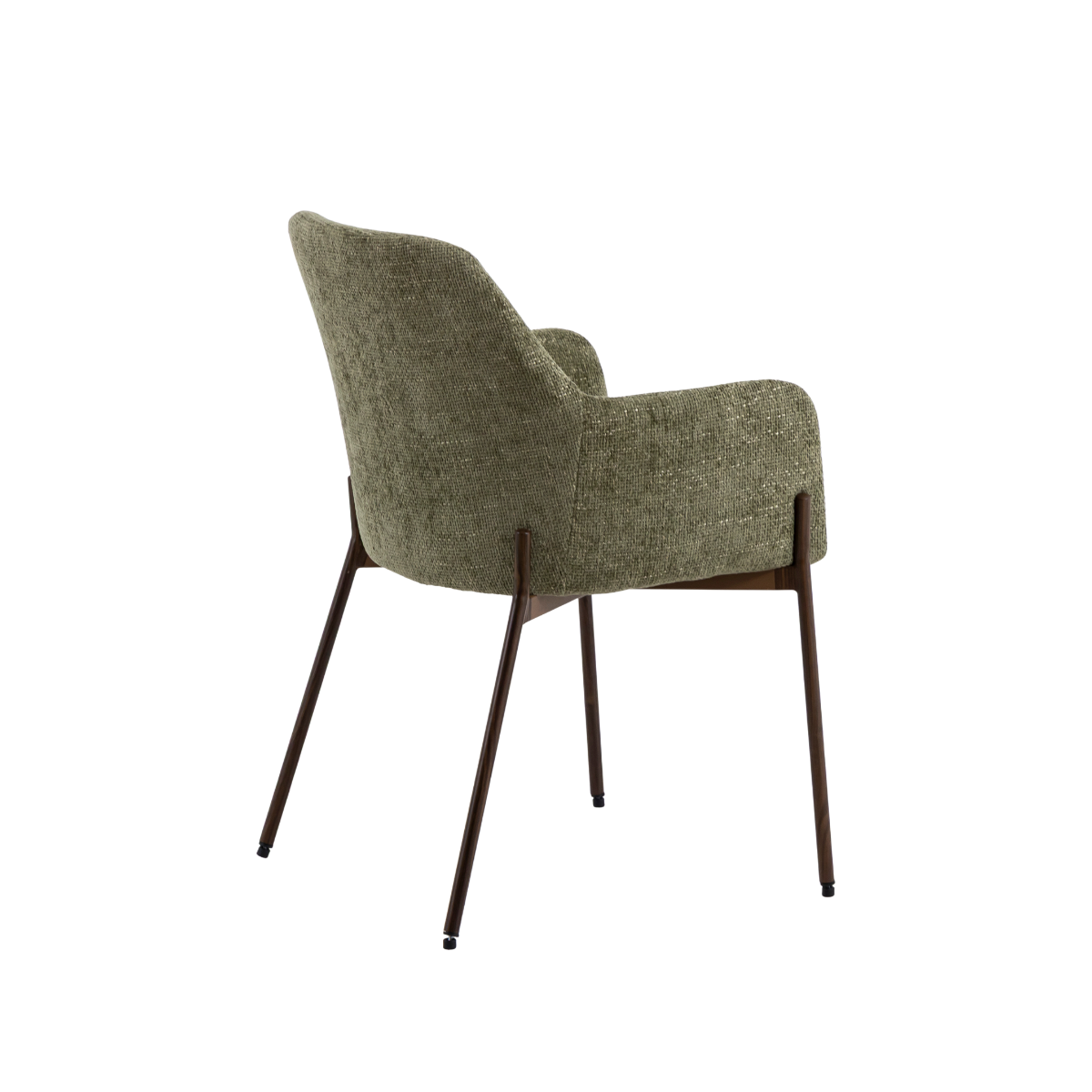 Fauteuil en tissu vert Kanoa (lot de 2)