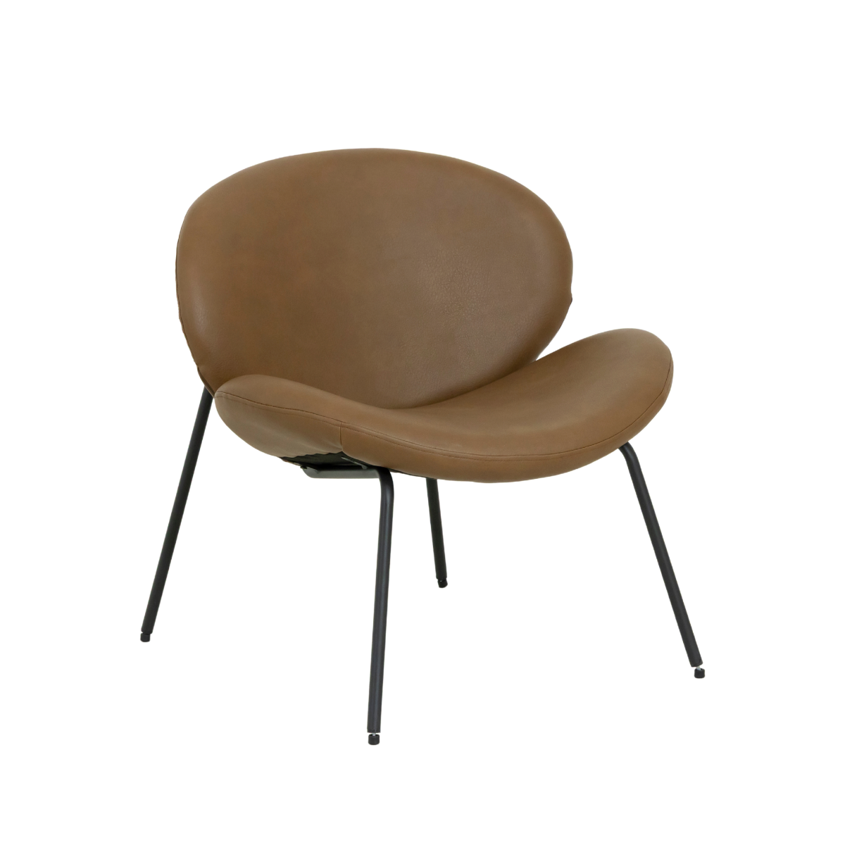Fauteuil en simili-cuir Kanoa