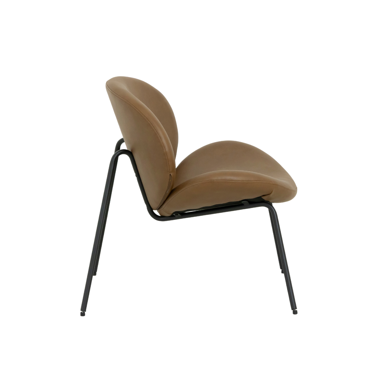 Fauteuil en simili-cuir Kanoa