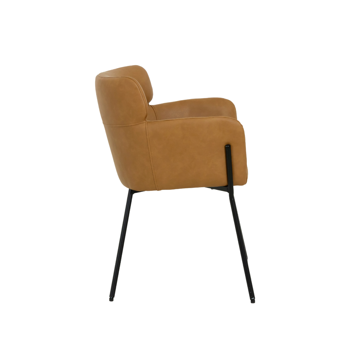 Fauteuil en simili-cuir Kanoa (lot de 2)