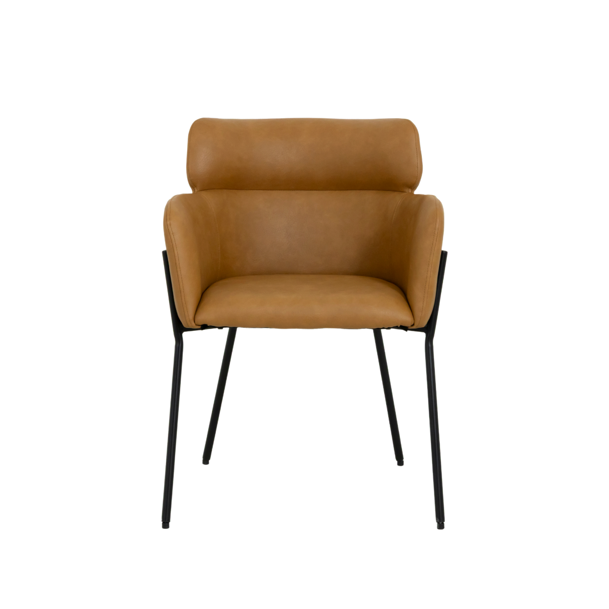 Fauteuil en simili-cuir Kanoa (lot de 2)