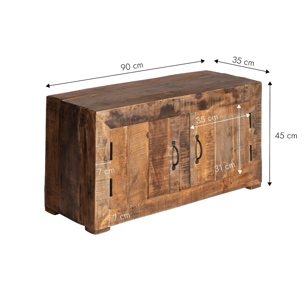 Buffet en bois recyclé Vicky