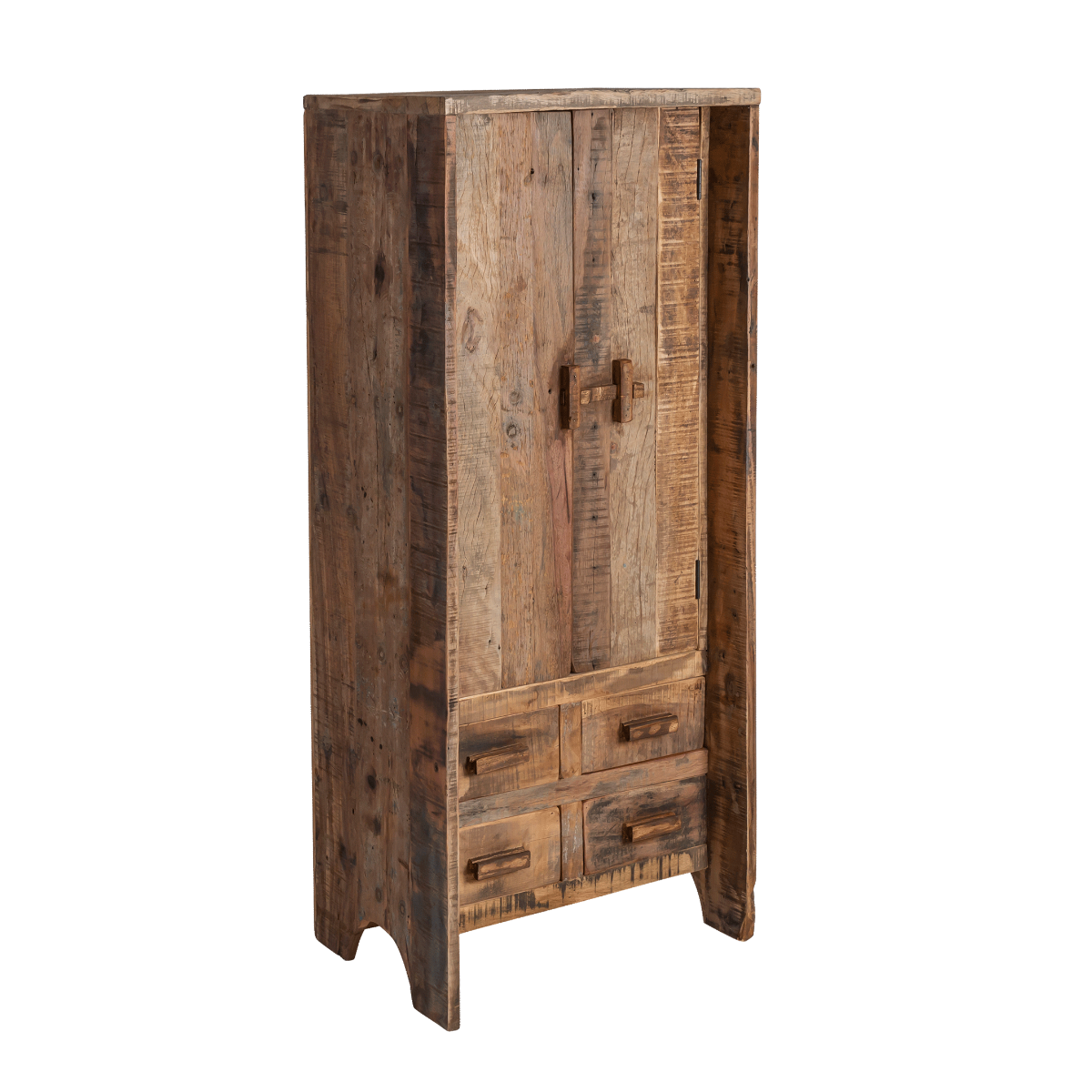 Grande armoire en bois recyclé Vicky