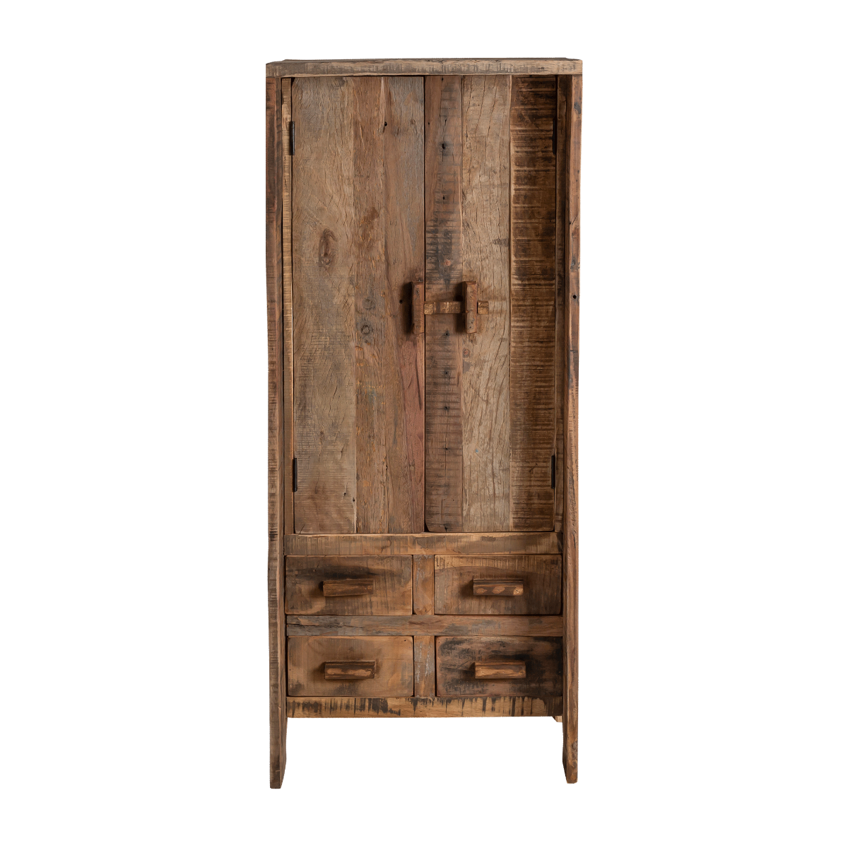 Grande armoire en bois recyclé Vicky