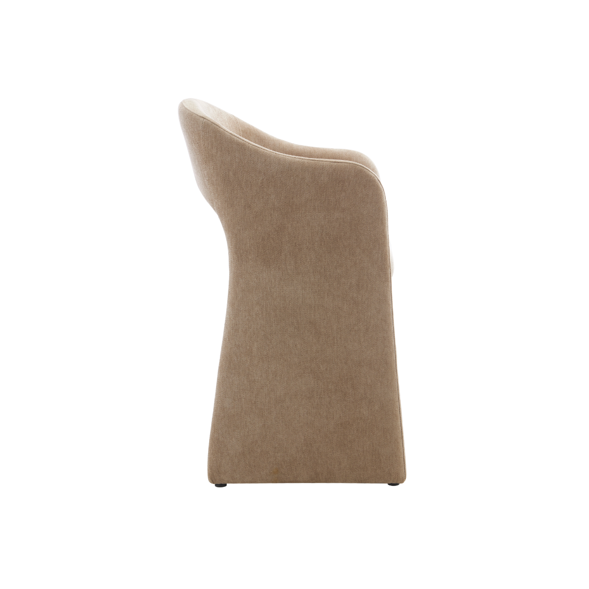 Tabouret de bar en tissu écru Séphira (lot de 2)