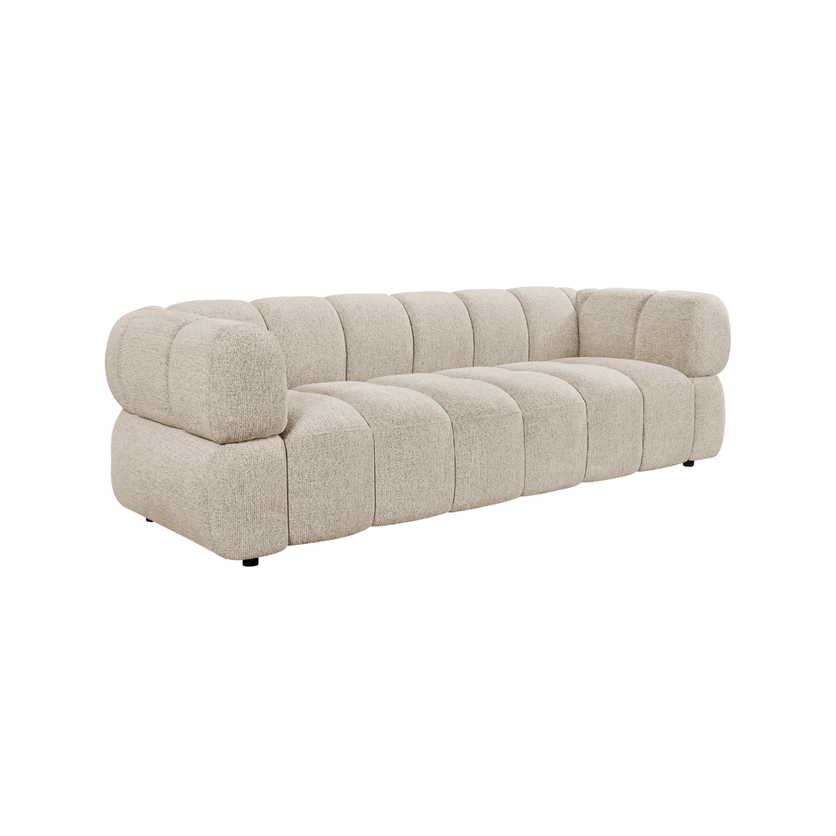 Canapé en tissu écru Syrel