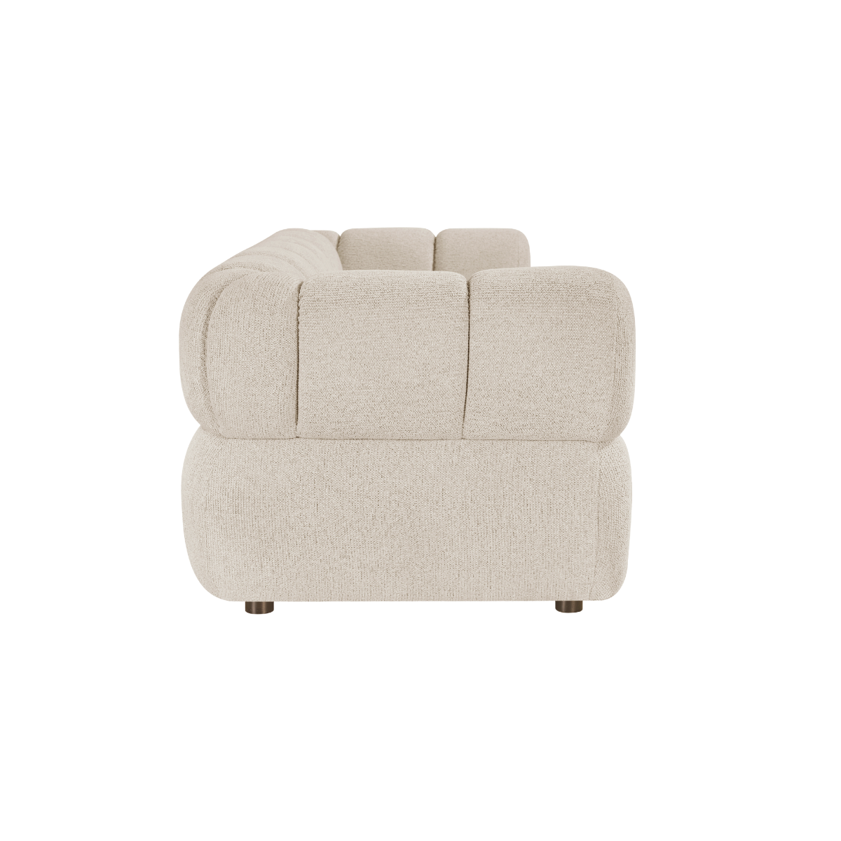 Canapé en tissu écru Syrel