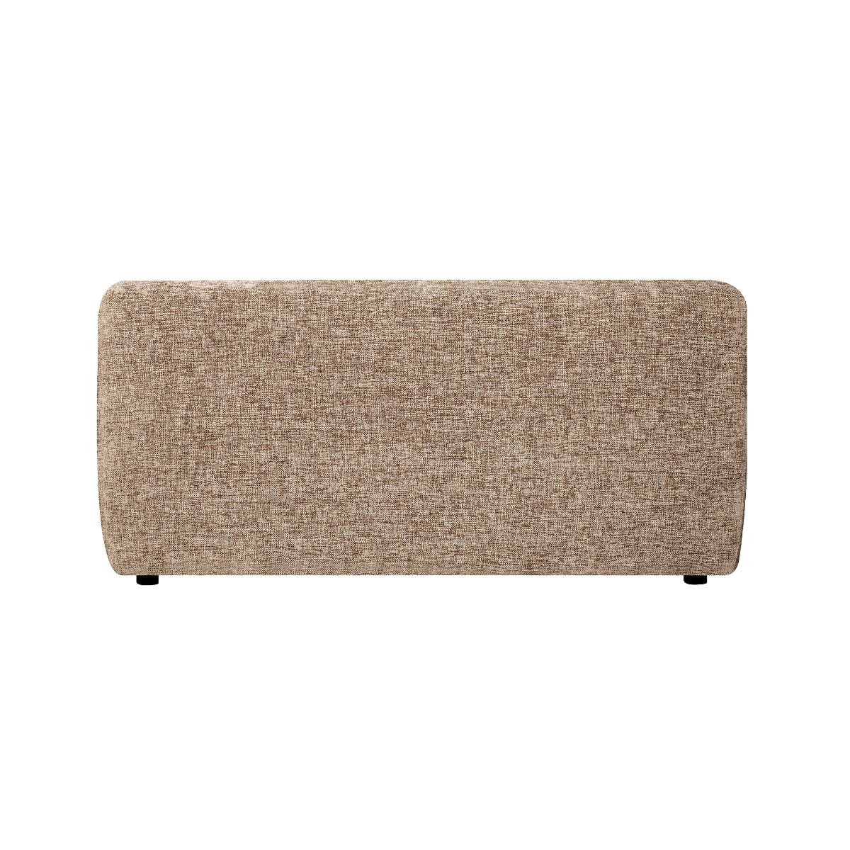 Canapé en tissu marron Mélina