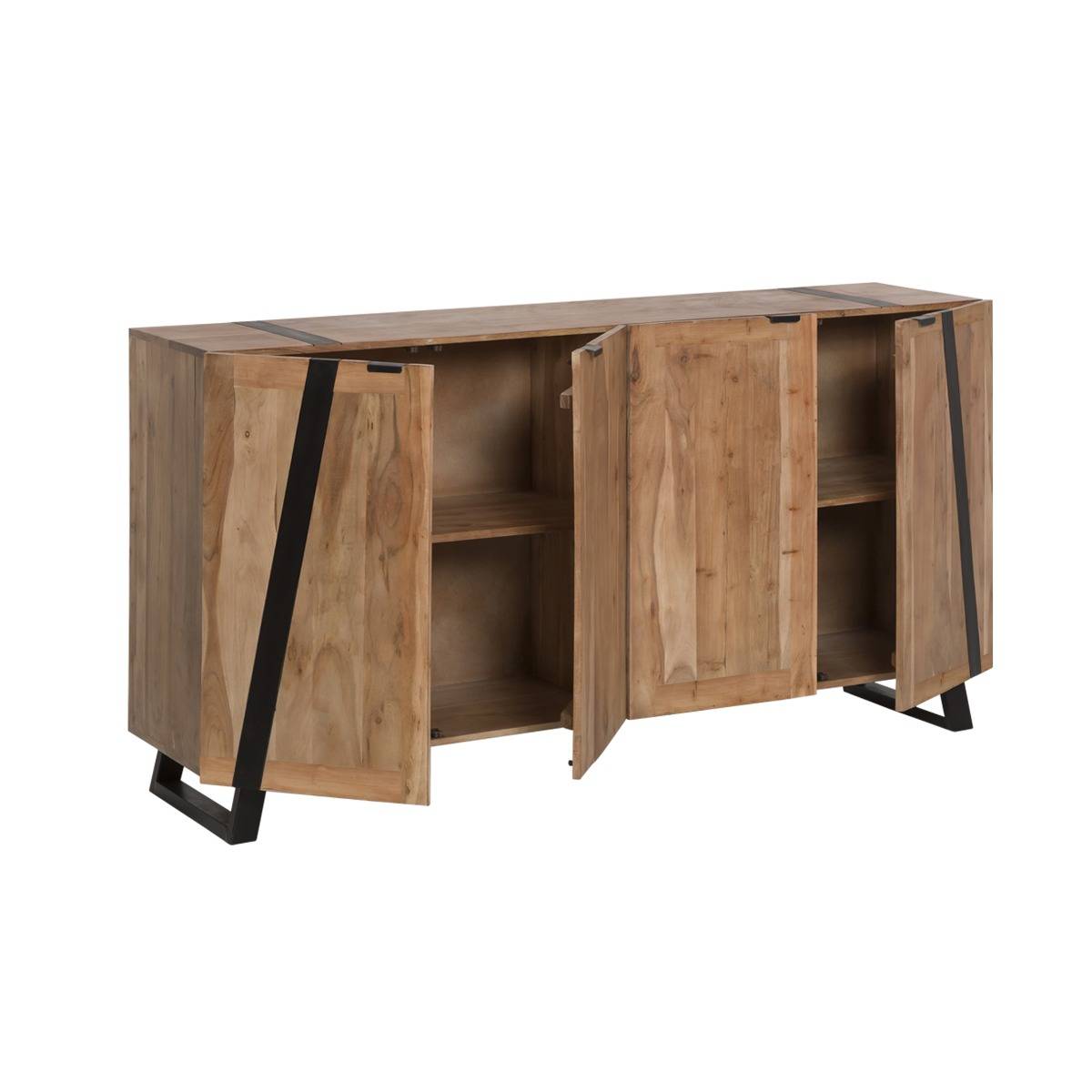 Buffet en bois d'acacia Célestine