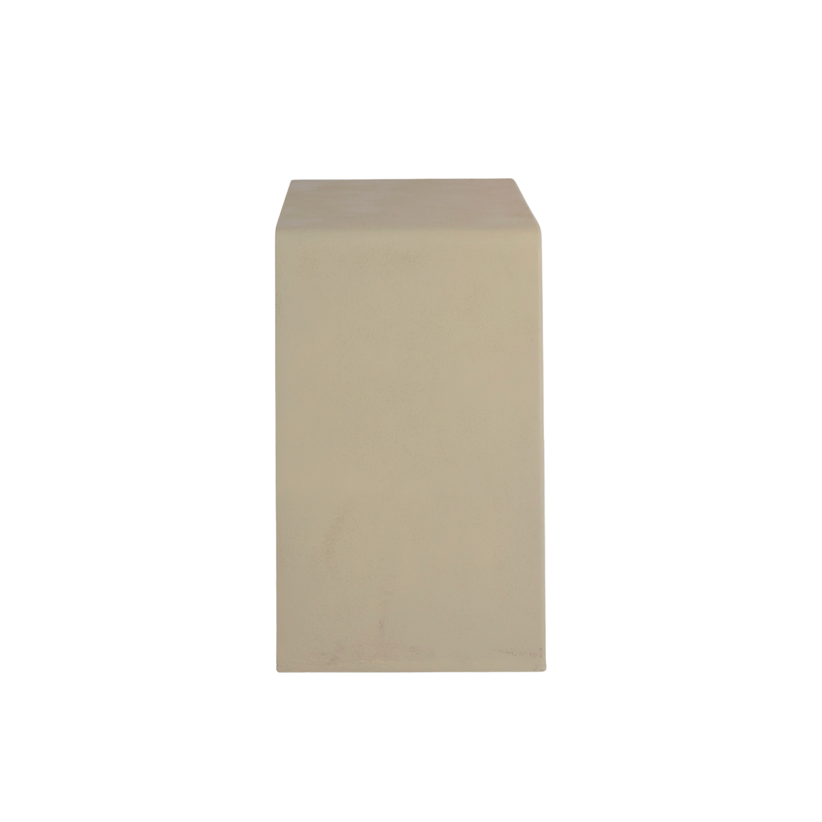 Meuble sous vasque 2 portes en bois d'acacia et bois effet béton Dalva