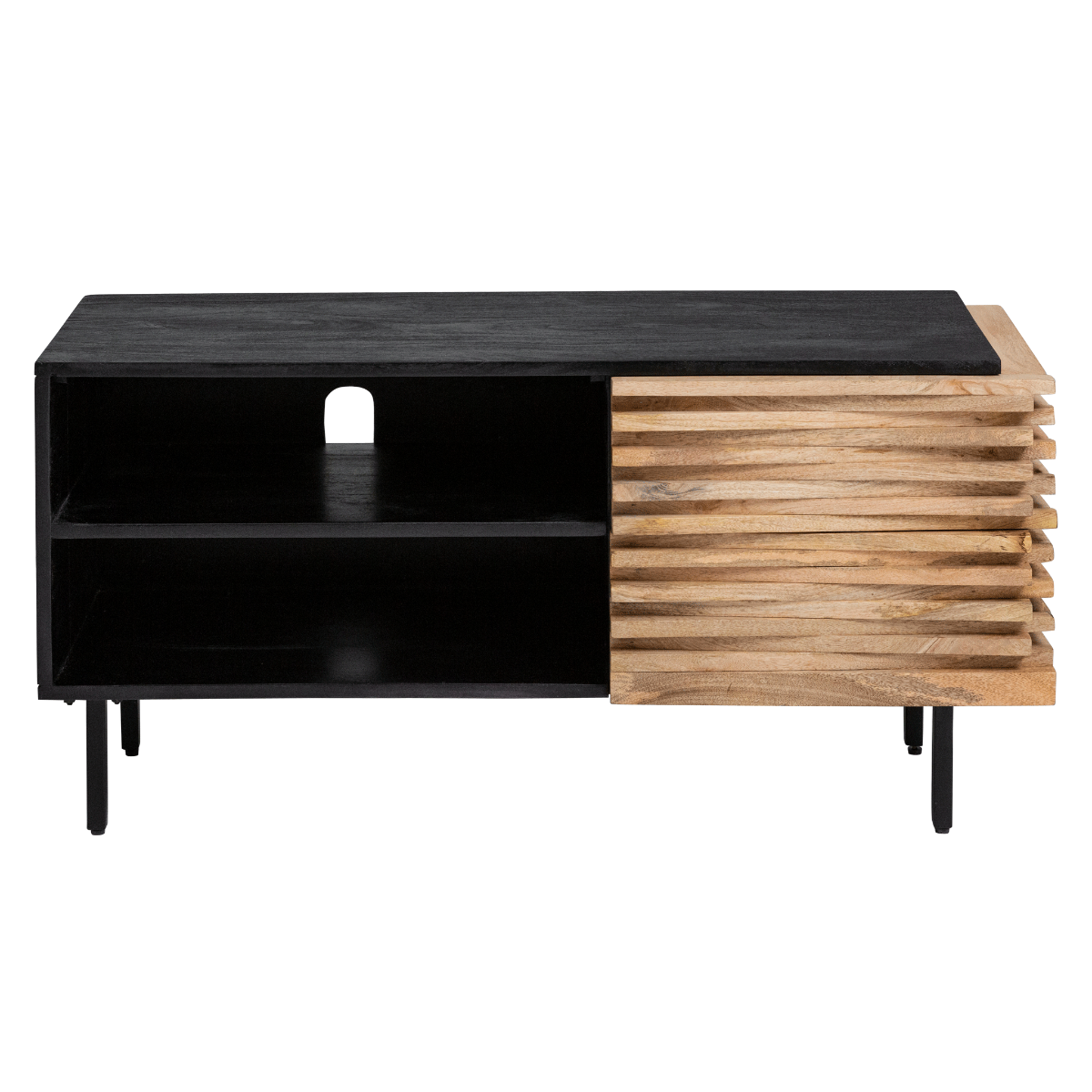 Petit meuble tv en bois de manguier Tino