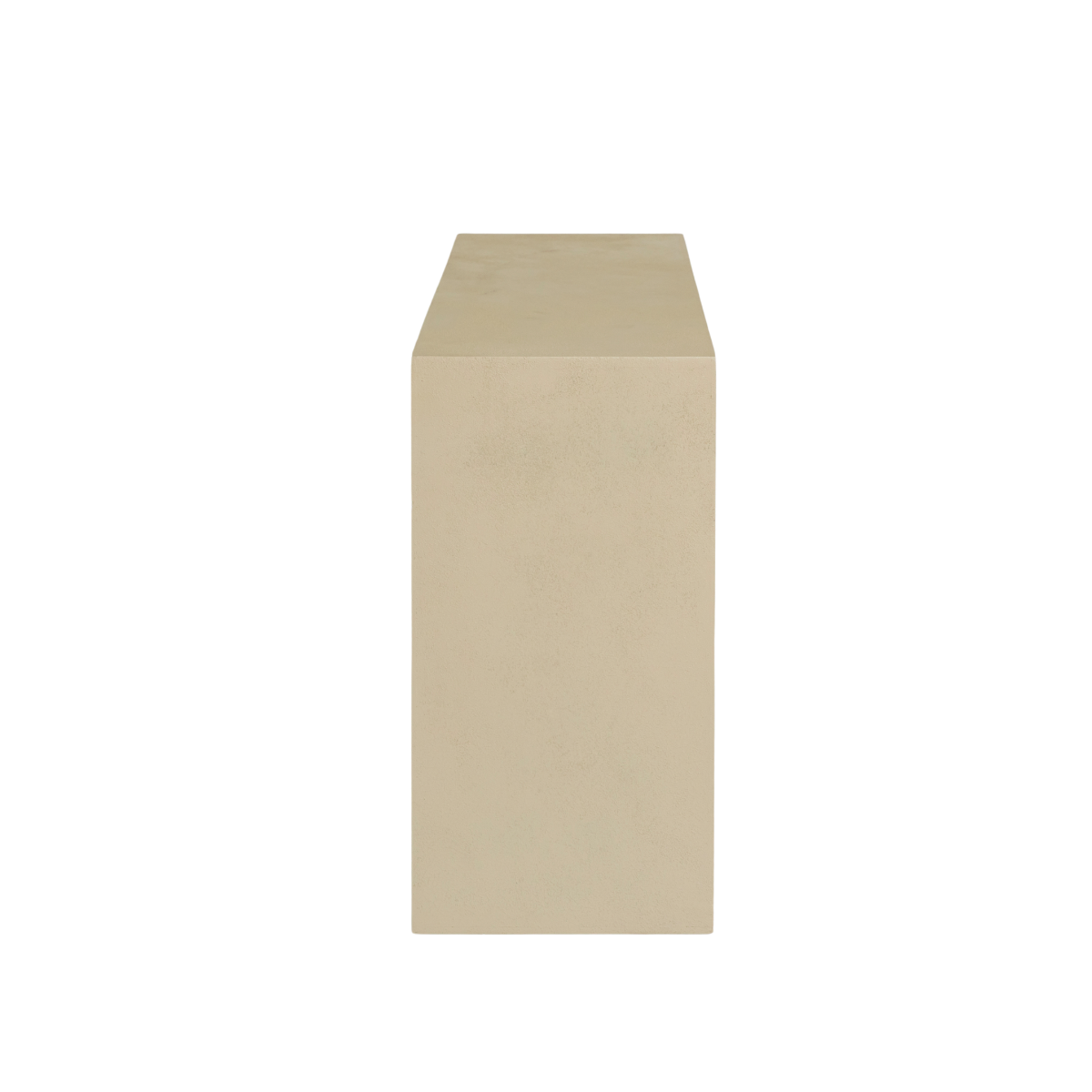 Meuble sous vasque effet béton en bois recyclé Dalva